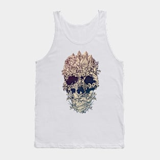 Skull Floral Tank Top